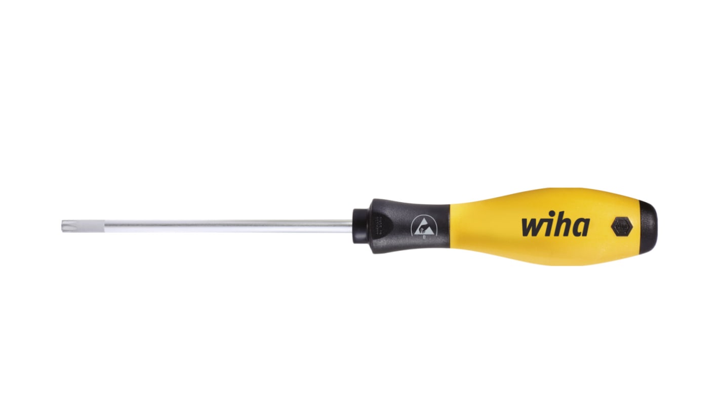 Wiha Torx  Screwdriver, T15 mm Tip, 80 mm Blade, 191 mm Overall