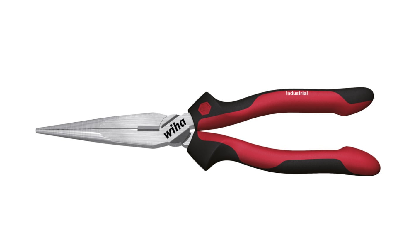 Wiha 32323 Long Nose Pliers, 200 mm Overall, Straight Tip