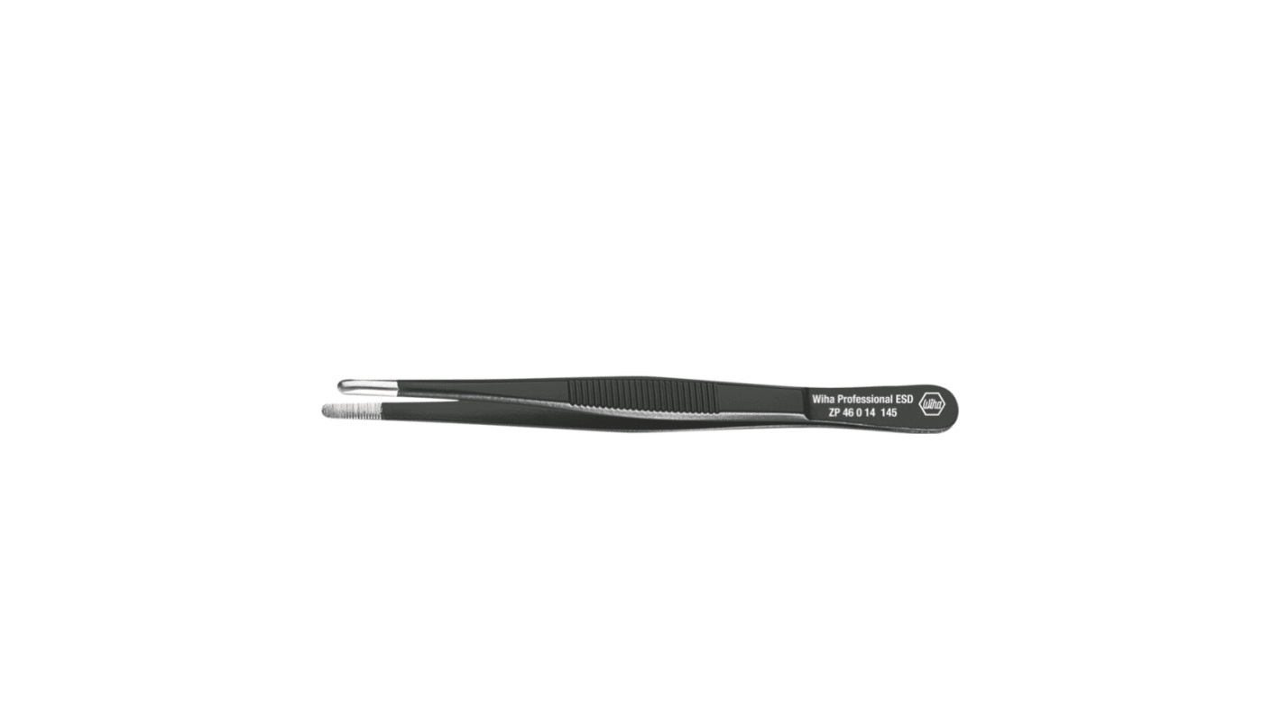 Wiha 145 mm, Curved, ESD Tweezers