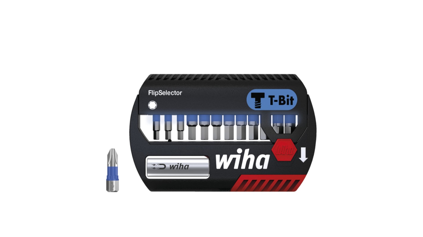 Wiha Bit-Set Pozidriv PZ1 – 10-tlg. In Praktischer Box Für Schraubarbeiten