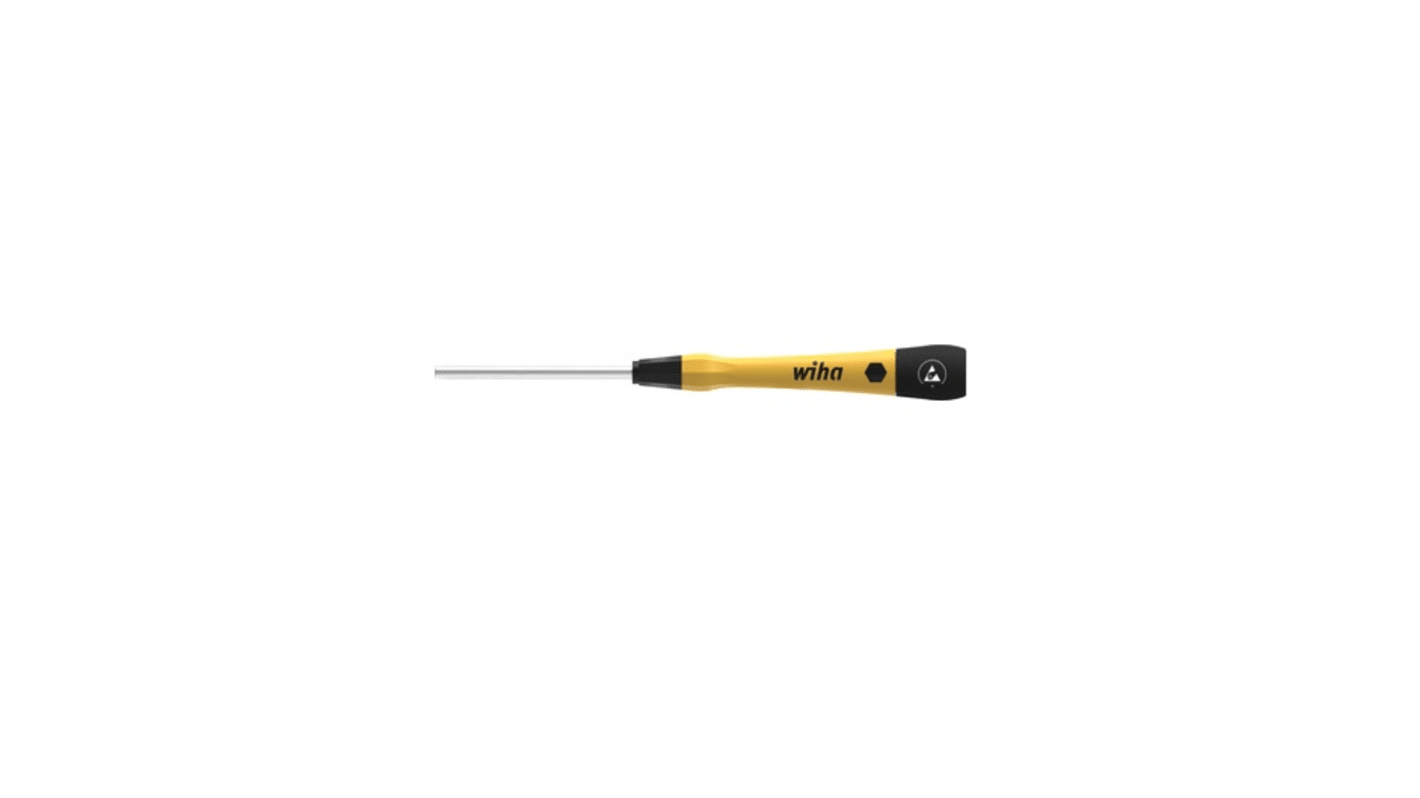 Wiha Hex  Screwdriver, 5 mm Tip, 60 mm Blade, 160 mm Overall