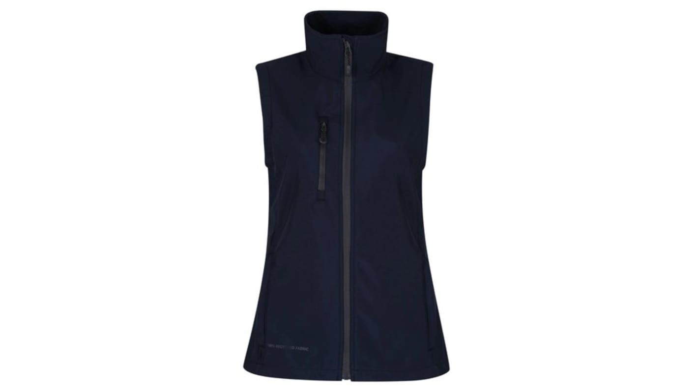 Gilet Blu Navy Regatta Professional TRA863, 10 per Donna, Leggeri, Idrorepellente, Antivento