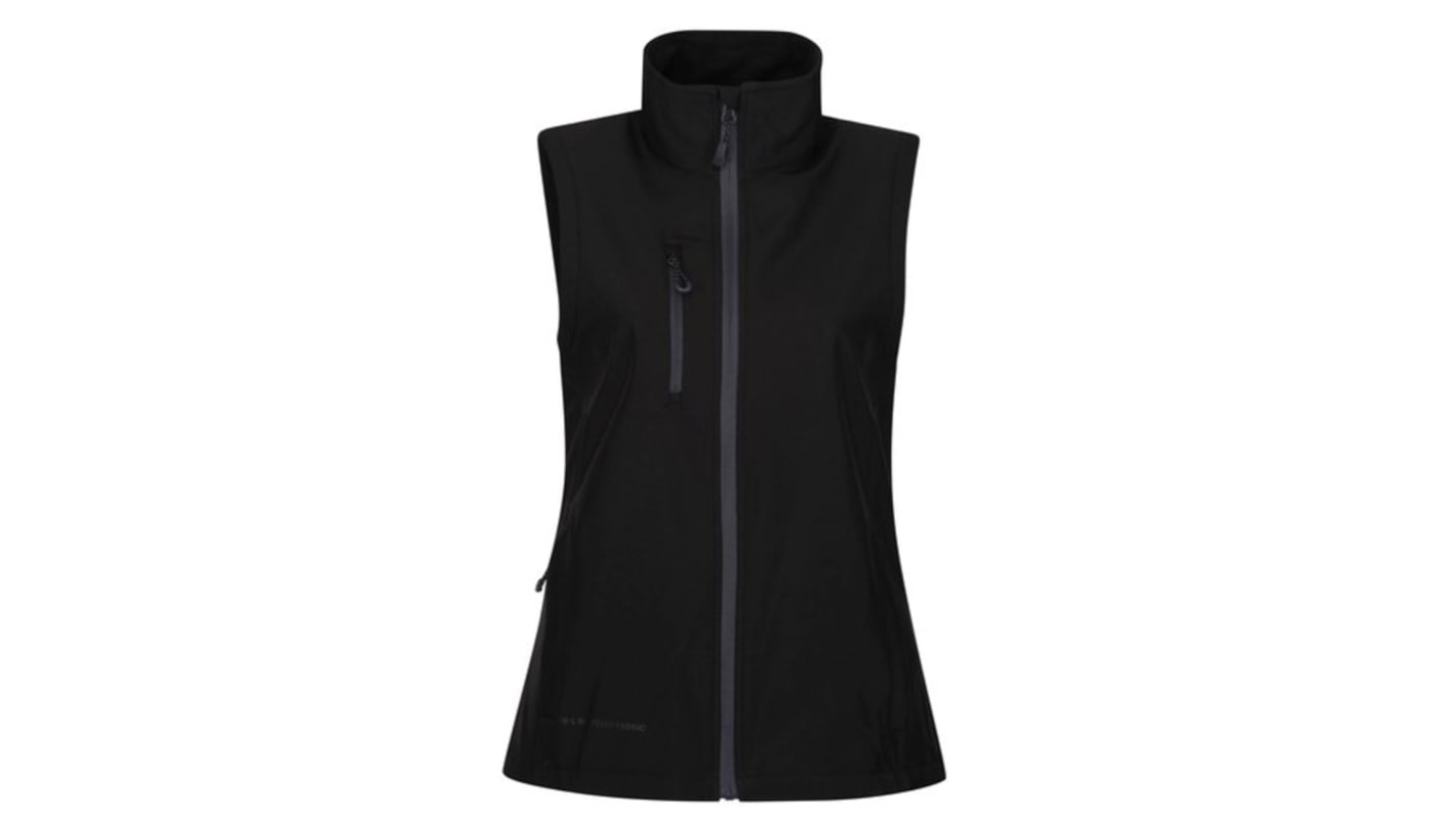 Gilet Nero Regatta Professional TRA863, 12 per Donna, Leggeri, Idrorepellente, Antivento