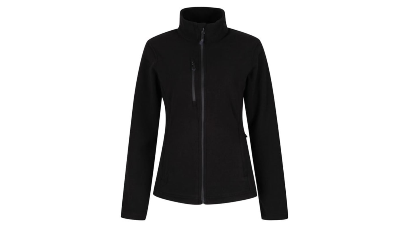 Regatta Professional TRF628 Damen Fleece-Jacke, Recycelter Polyester Schwarz, Größe 14
