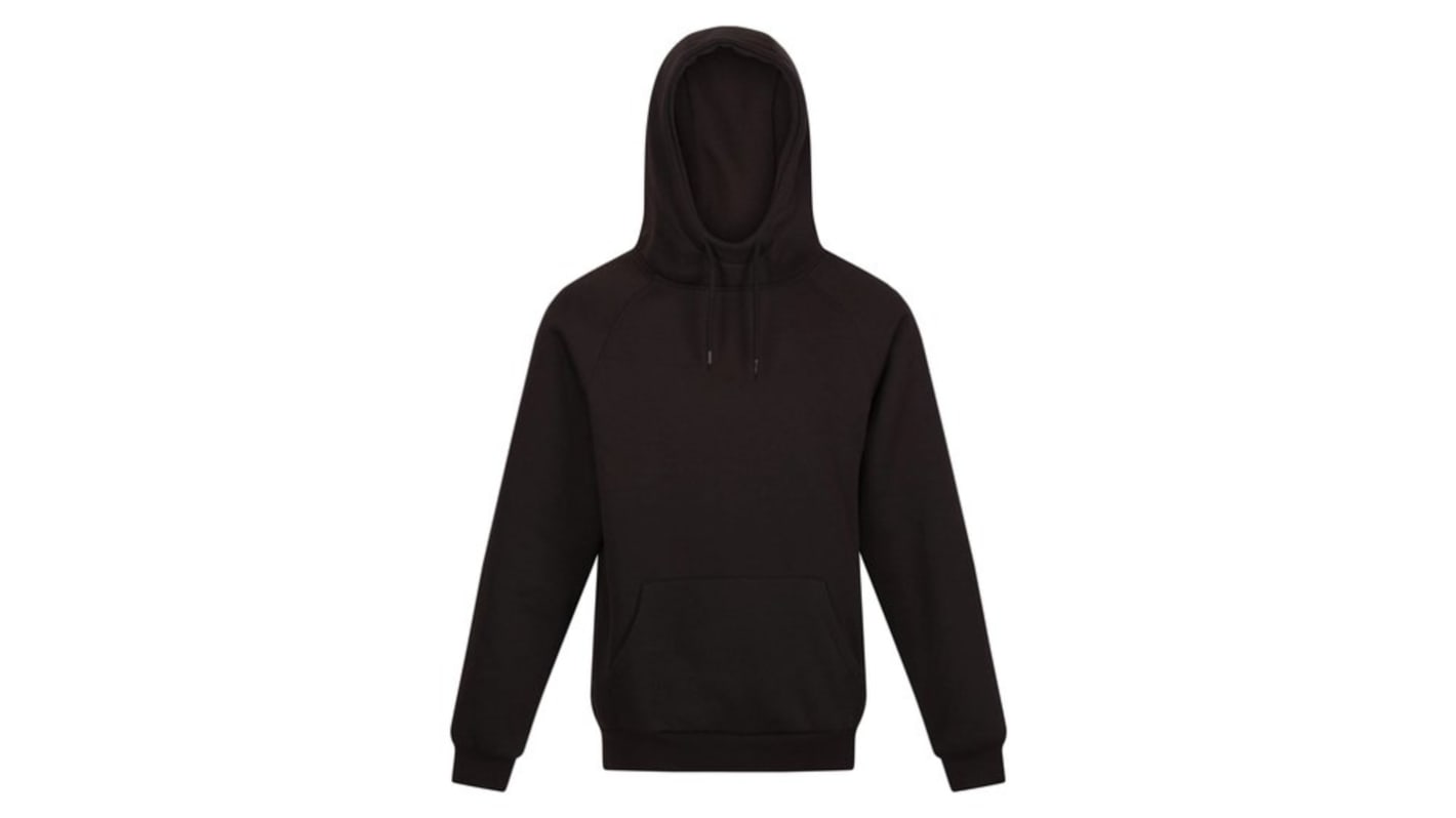 Sudadera de trabajo con capucha Regatta Professional de color Negro, talla M, para Hombre, serie TRF684, 35 % algodón,