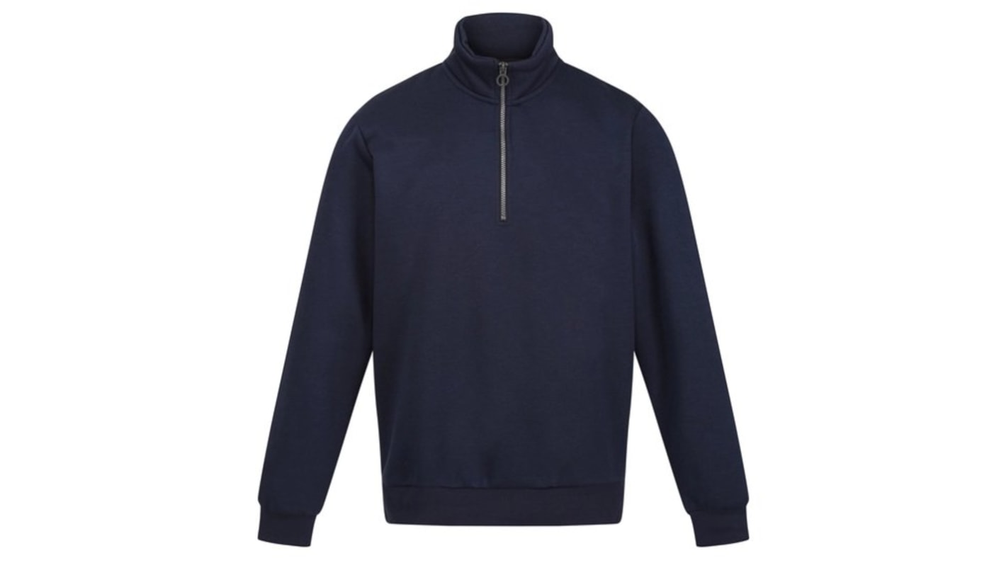 Sudadera de trabajo Regatta Professional de color Azul marino, talla XS, para Hombre, serie TRF685, 35 % algodón, 65 %