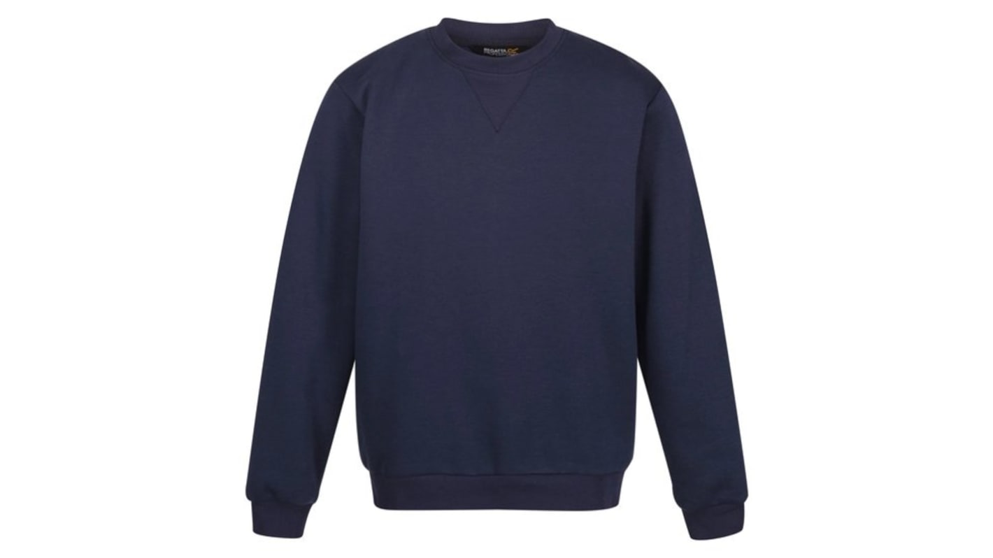 Sweatshirt de travail Regatta Professional TRF686, Homme, Bleu marine, taille XS, en 35 % coton, 65 % polyester