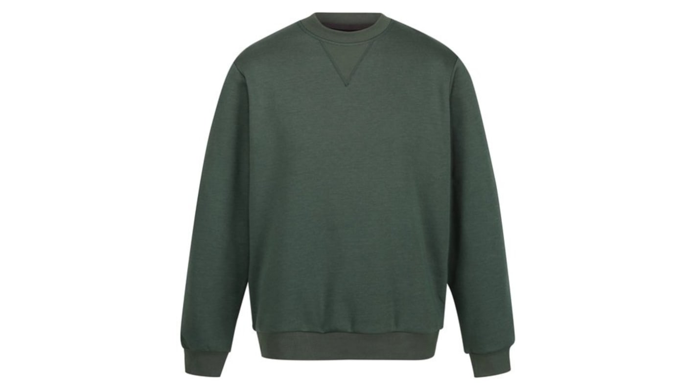 Regatta Professional TRF686 Green 35% Cotton, 65% Polyester Men's Work Sweatshirt M