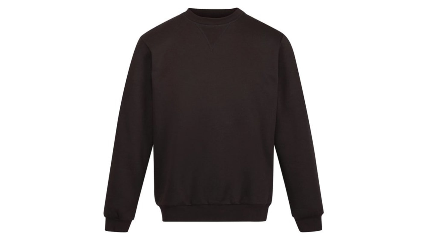 Regatta Professional TRF686 Herren Sweatshirt, 35 % Baumwolle, 65 % Polyester Schwarz, Größe M