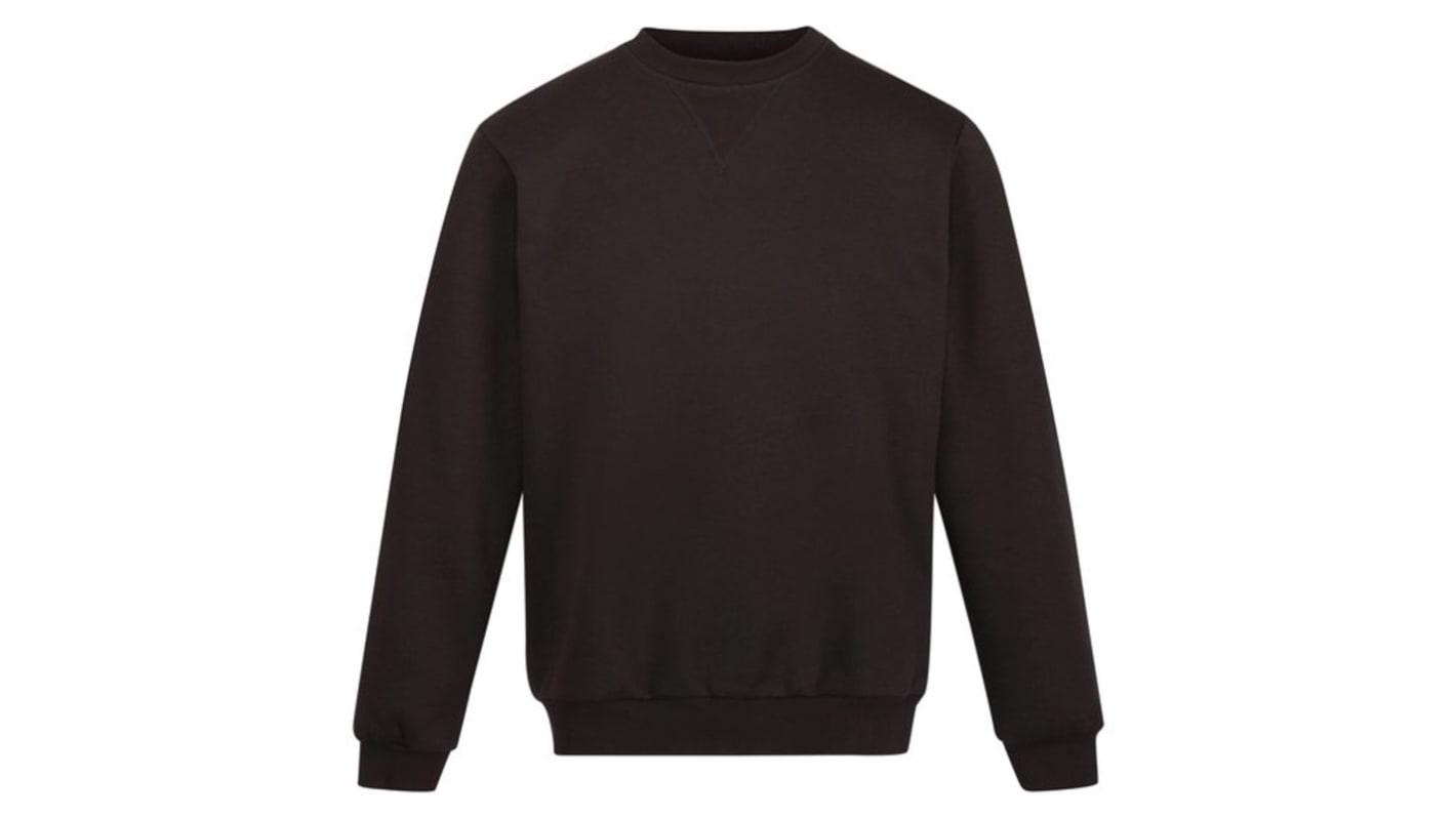 Regatta Professional TRF686 Black 35% Cotton, 65% Polyester Men Work Sweatshirt 3XL