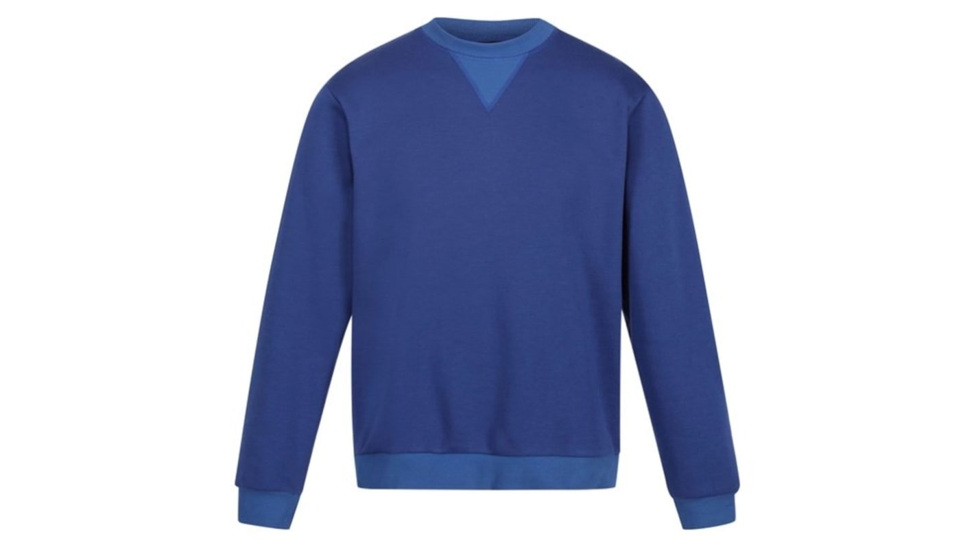 Sudadera de trabajo Regatta Professional de color Azul real, talla M, para Hombre, serie TRF686, 35 % algodón, 65 %