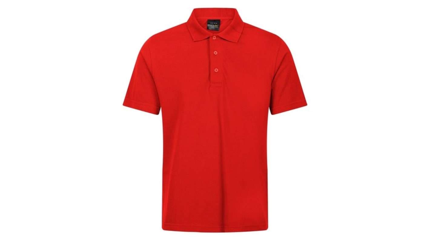 Regatta Professional TRS223 Red 35% Cotton, 65% Polyester Polo Shirt, UK- XS, EUR- 46