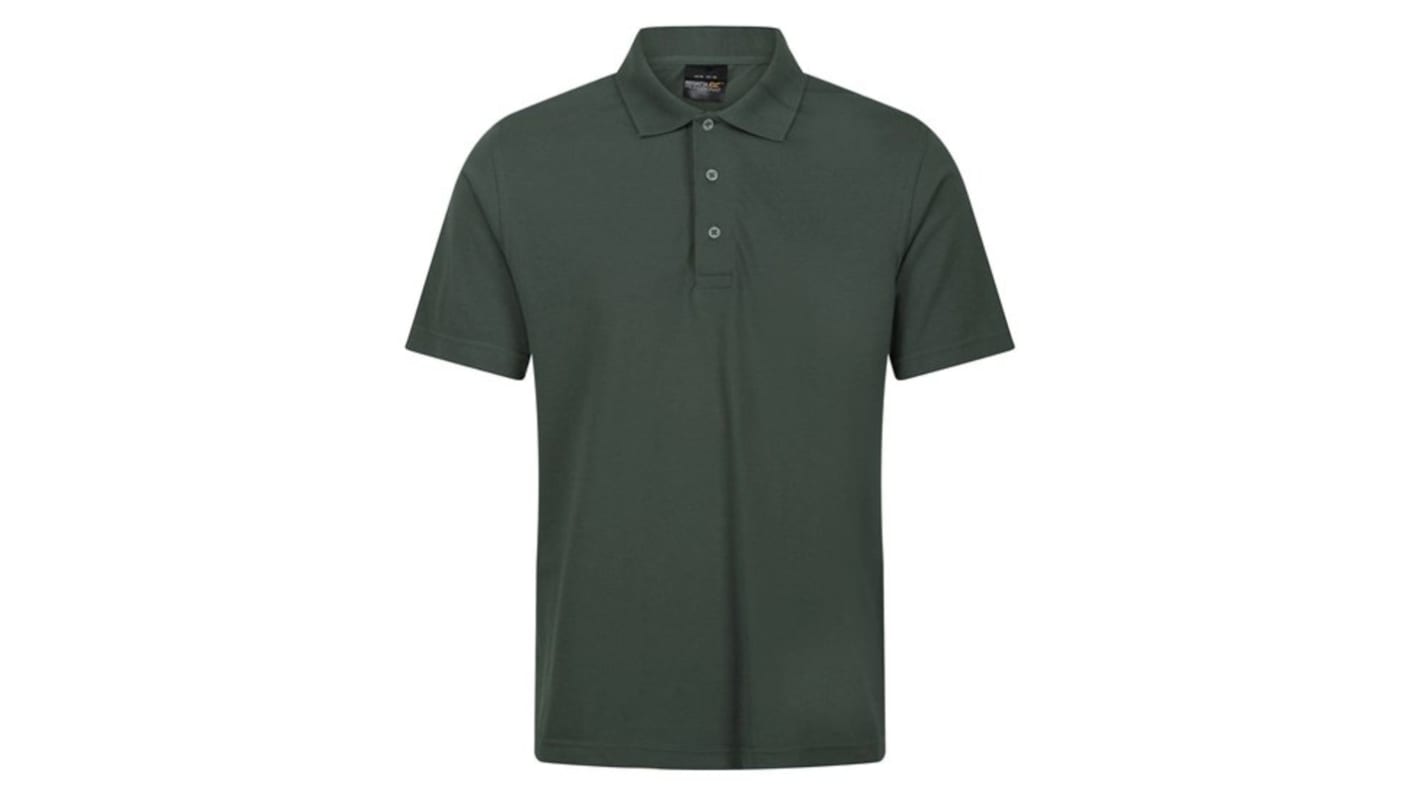 Regatta Professional TRS223 Green 35% Cotton, 65% Polyester Polo Shirt, UK- M, EUR- 50