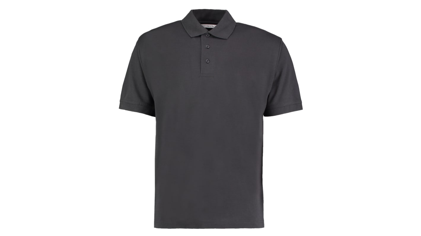 Kustom Kit KK403 Graphite 35% Cotton, 65% Polyester Polo Shirt, UK- S, EUR- S