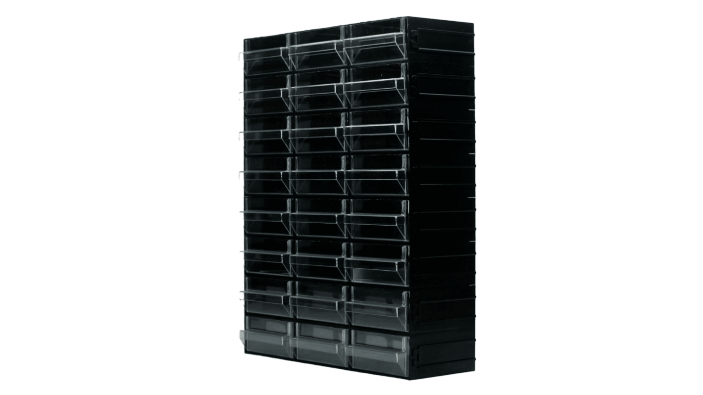 RS PRO 24 Drawer Storage Unit, Polystyrene, 338mm x 450mm x 133mm ...