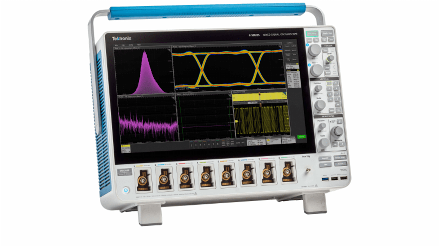 Tektronix MSO46B Series Analogue Bench Mixed Signal Oscilloscope, 6 Analogue Channels, 1GHz, 48 Digital Channels - UKAS