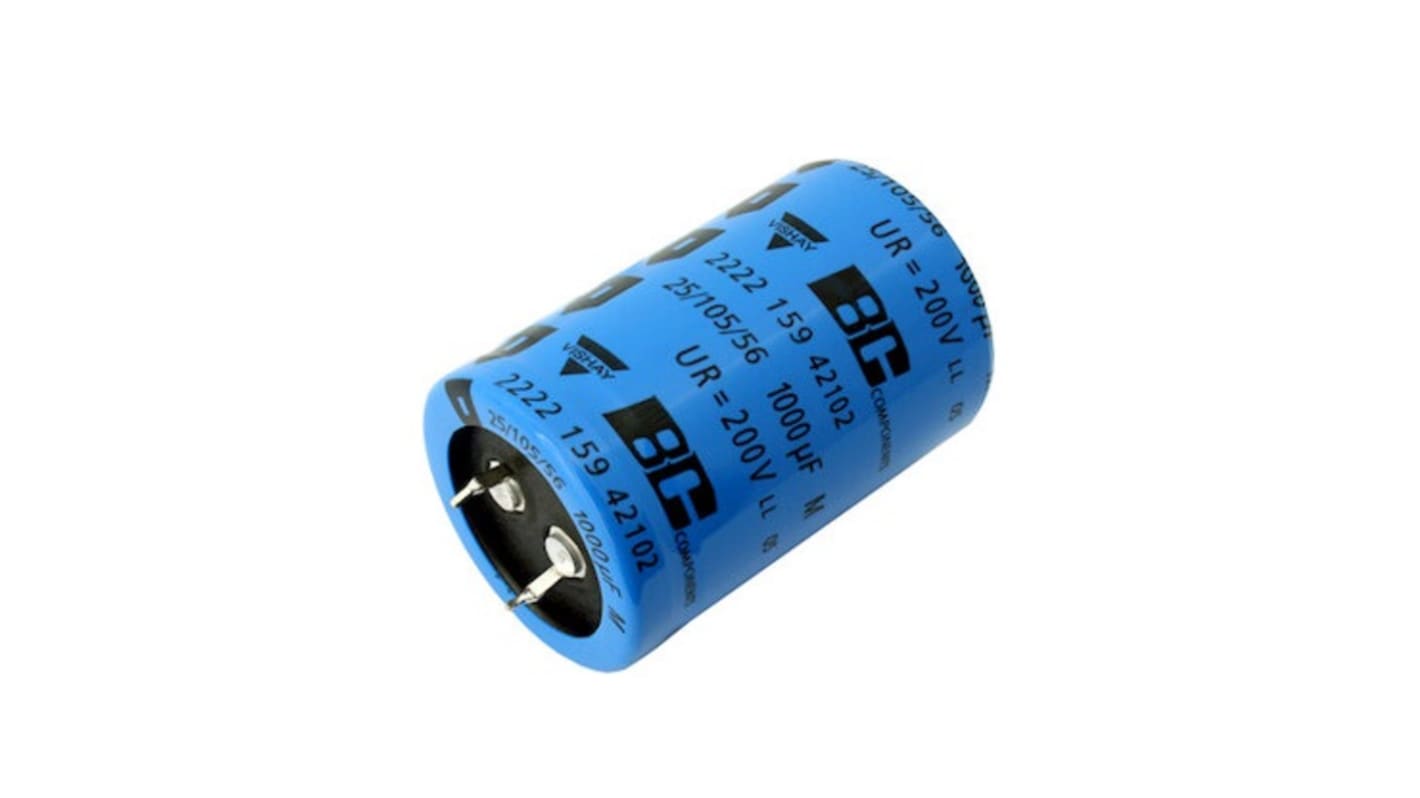 Vishay 470μF Aluminium Electrolytic Capacitor 450V dc, Snap-In - MAL225957471E3