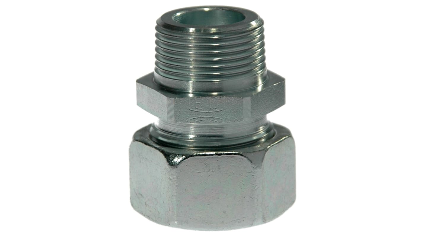 Parker Hydraulic Swivel 24° Cone Male to R 1/2 Male, GE06LR1/4KEGCF