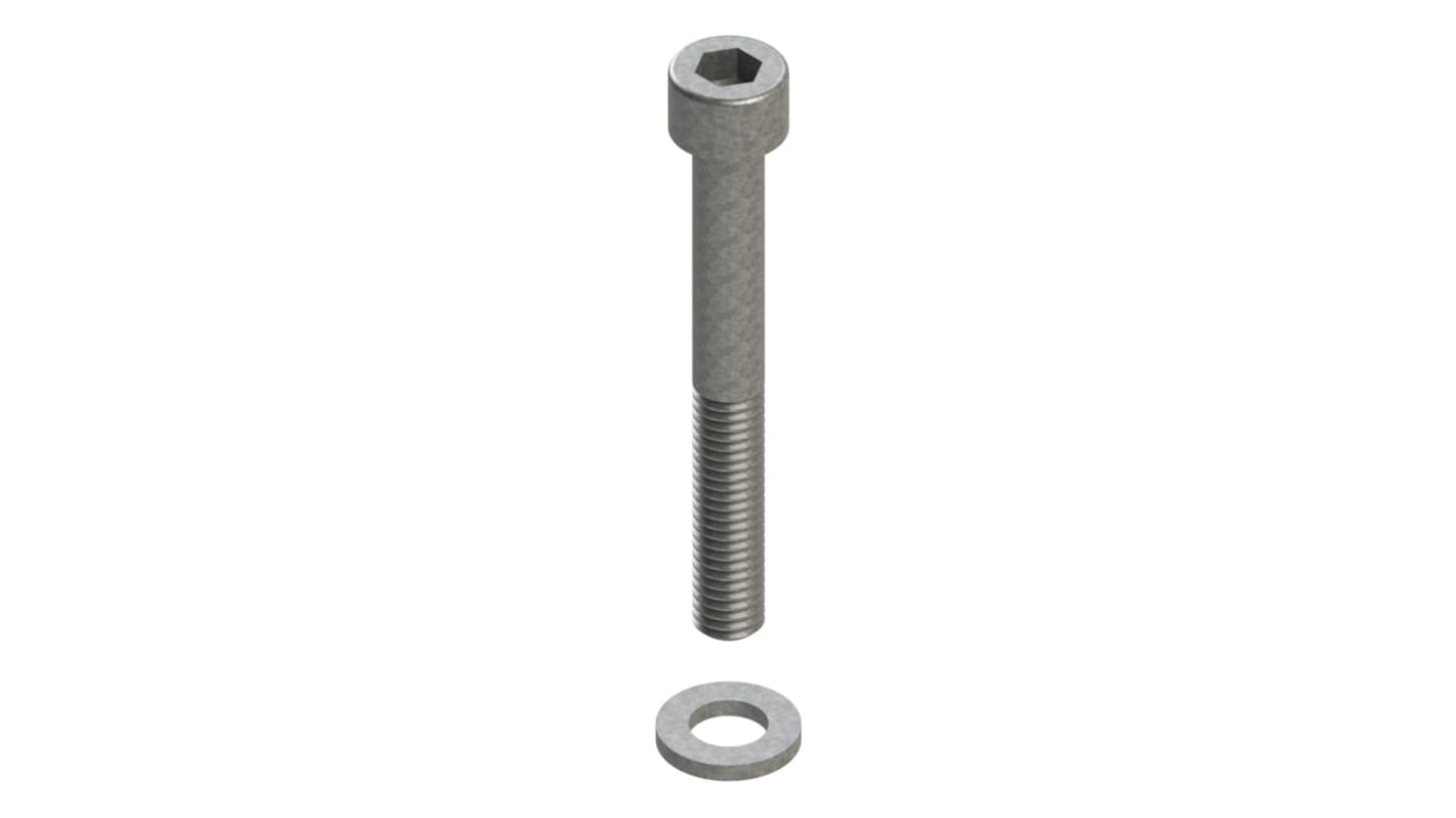 Tornillo Allen, Hexagonal Parker, 1/4 → 4plg x 20mm, de Acero