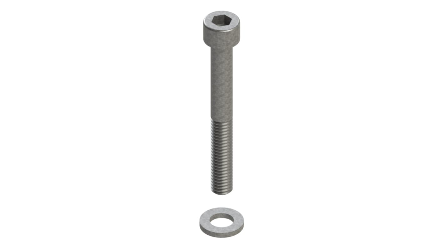 Parker Steel Hex Screw, DIN 3015-1, M6 x 30mm