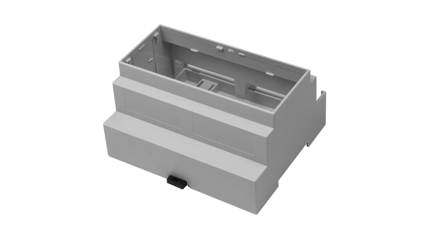 Caja para carril DIN CAMDENBOSS serie CNMB, de Policarbonato, 106 x 90 x 58mm