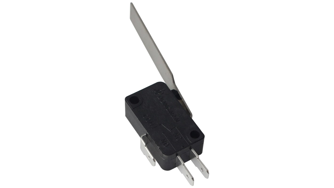 CAMDENBOSS Long Wide Lever Micro Switch, Quick Connect Terminal, 5A, SPDT