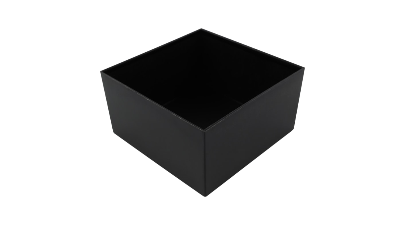 Caja de encapsulado de ABS, 75x75x40mm de color Negro