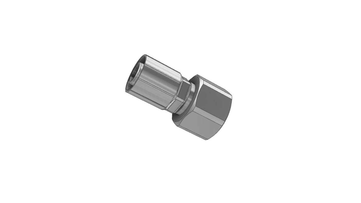 Parker Crimped Hose Fitting 1/4 in to ORFS, 1JC46-4-4