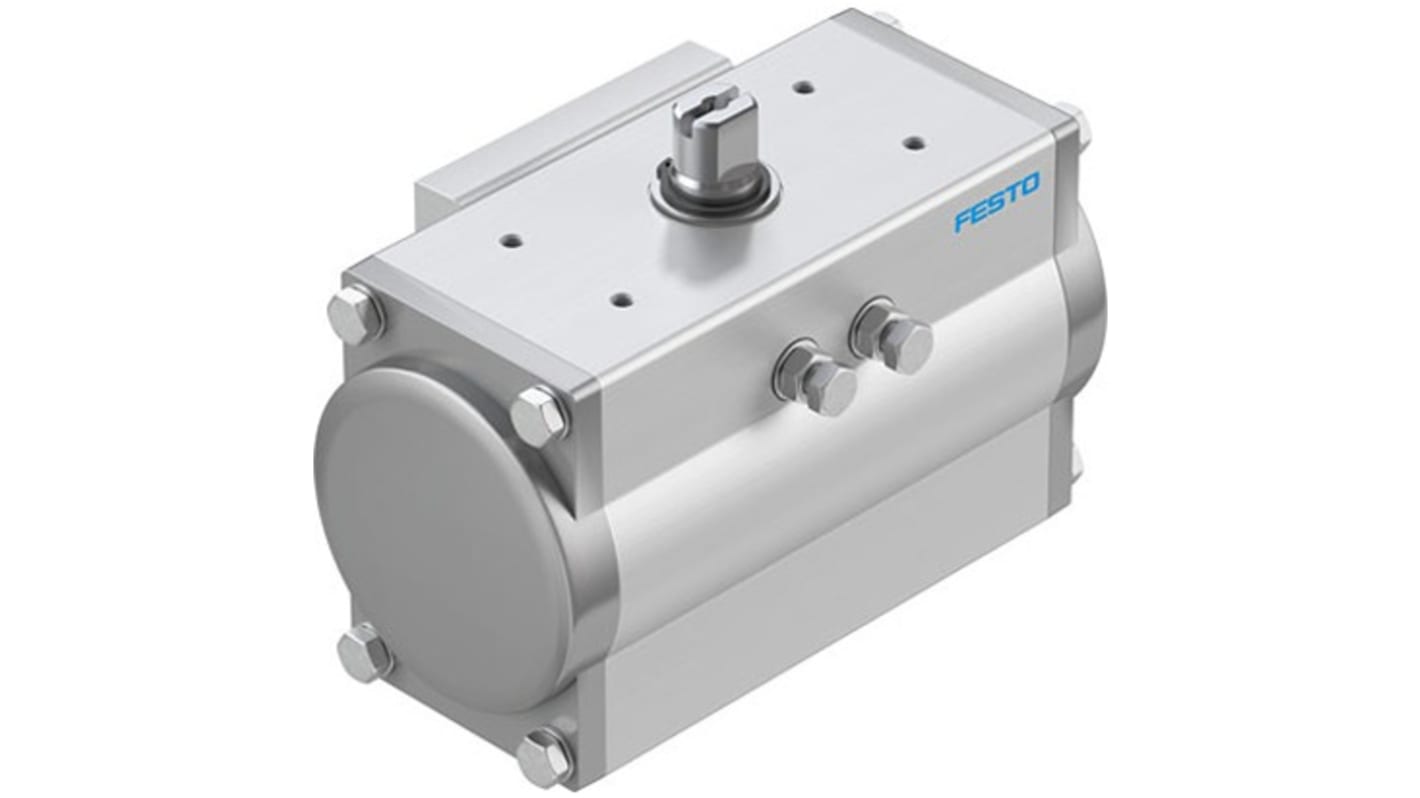 Festo DFPD Series 8 bar Double Action Pneumatic Rotary Actuator, 120 Rotary Angle, 40mm Bore