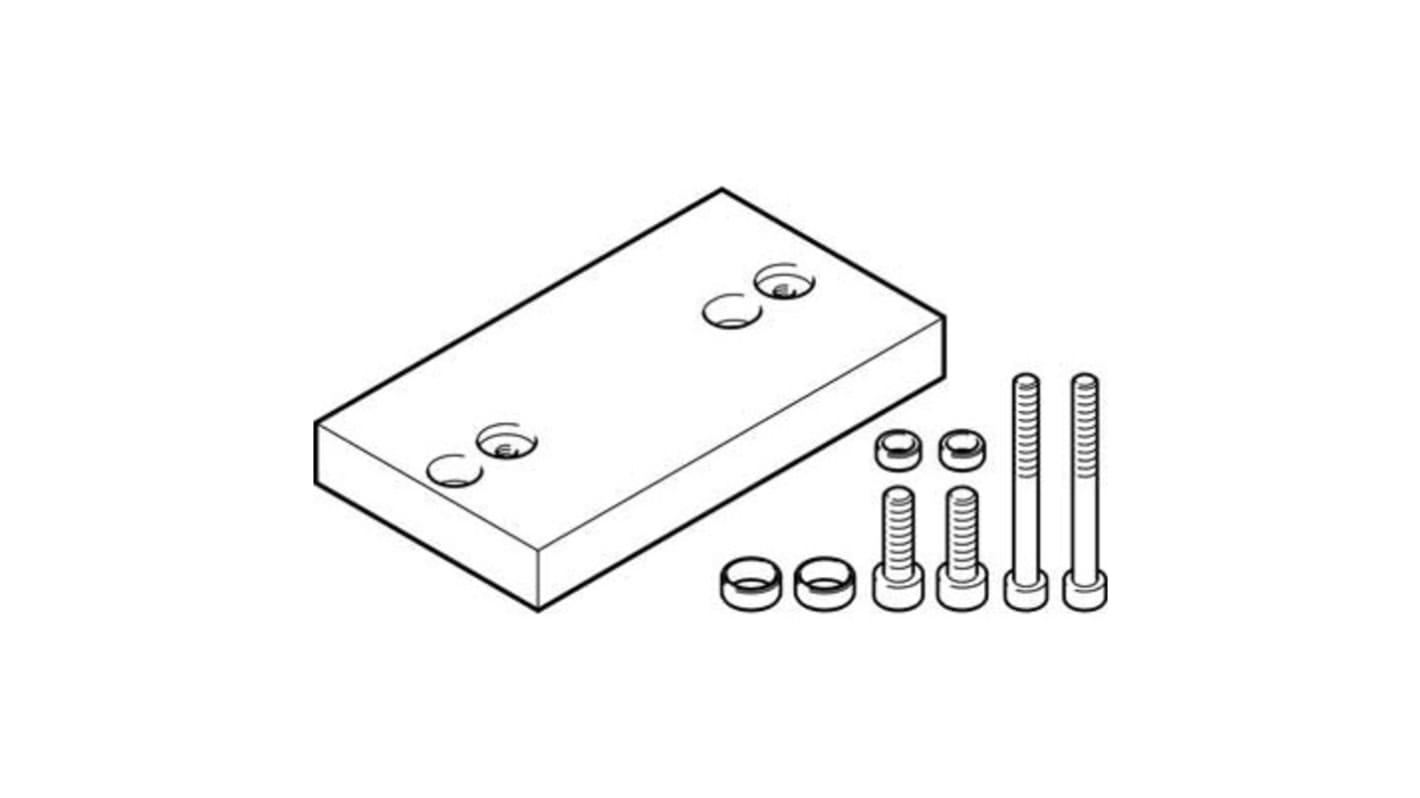 Adaptador Festo DHAA-D-H2-16-Q11-16, For Use With Cilindro neumático y actuador