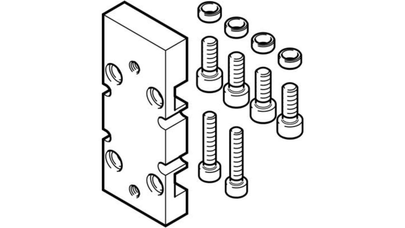 Festo Adapter DHAA-G-H2-16-B11-25 zur Verwendung mit Griffe