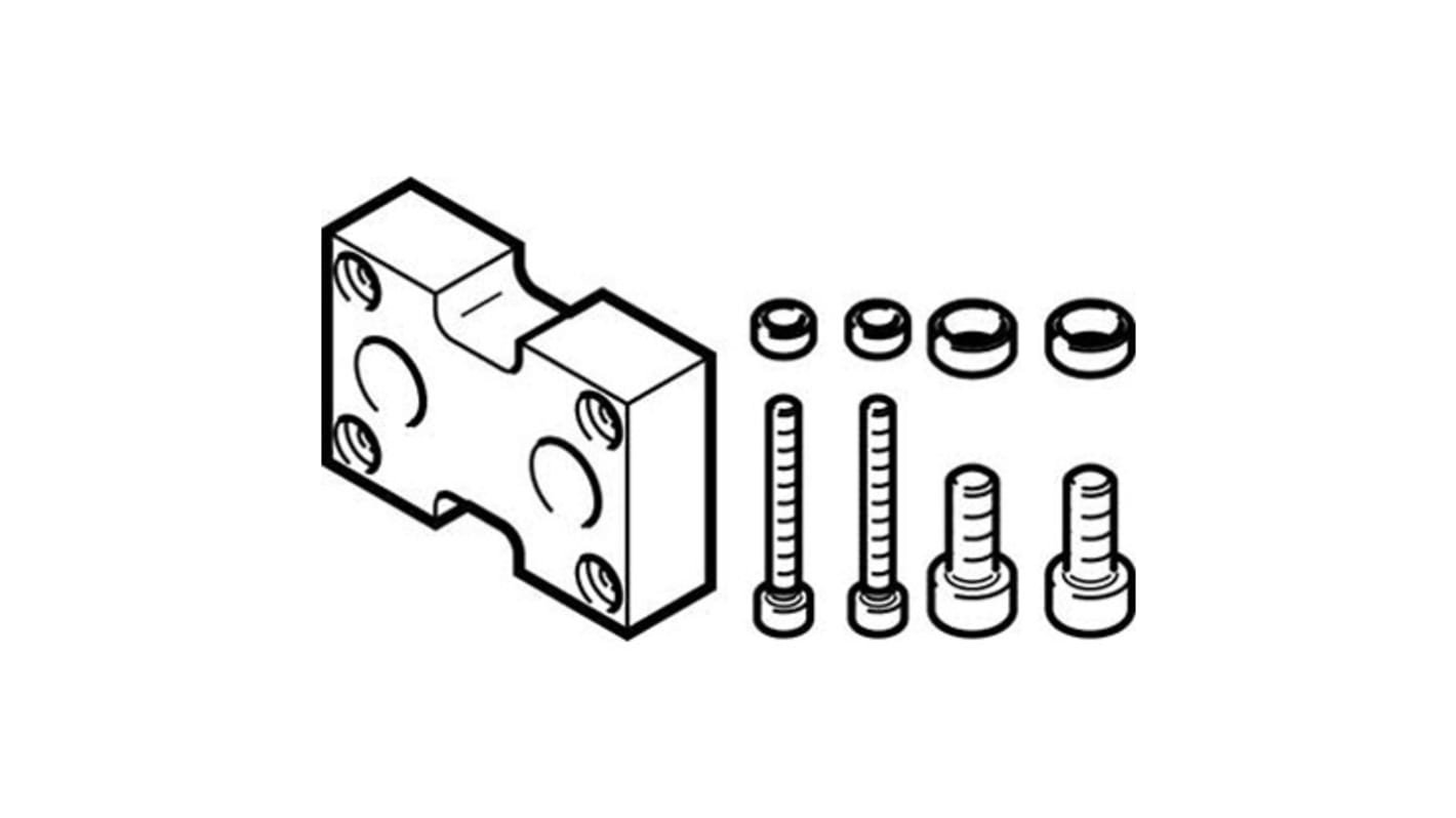 Adaptador Festo DHAA-G-Q11-12-B8/B8G-16, For Use With Mordazas