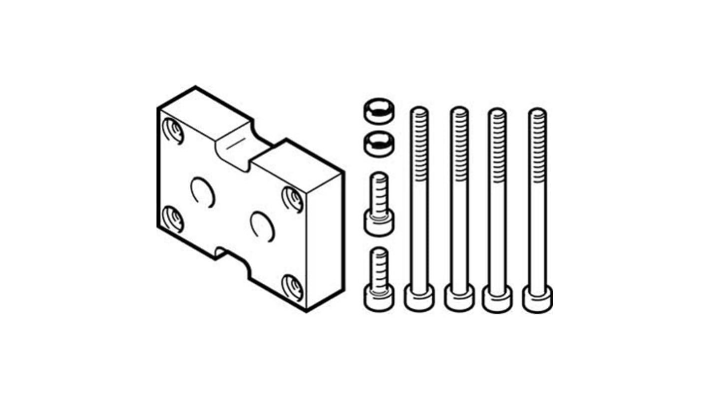 Adaptador Festo DHAA-G-Q11-16-B12/B12G-16, For Use With Cilindro neumático y actuador