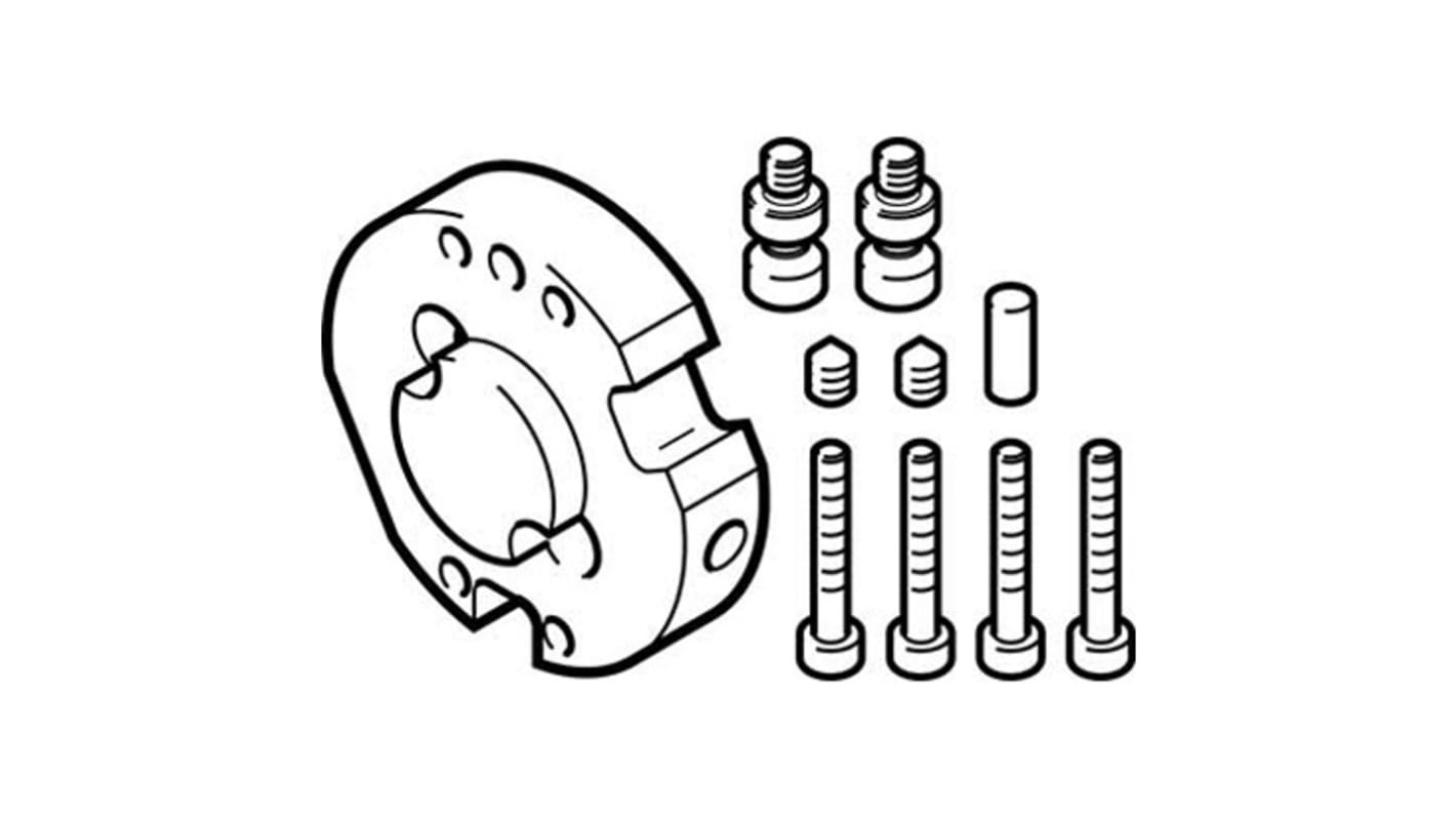 Festo 4 Finger Pneumatic Gripper, DHAA-G-Q11-16-B4-16, Parallel Gripping Type