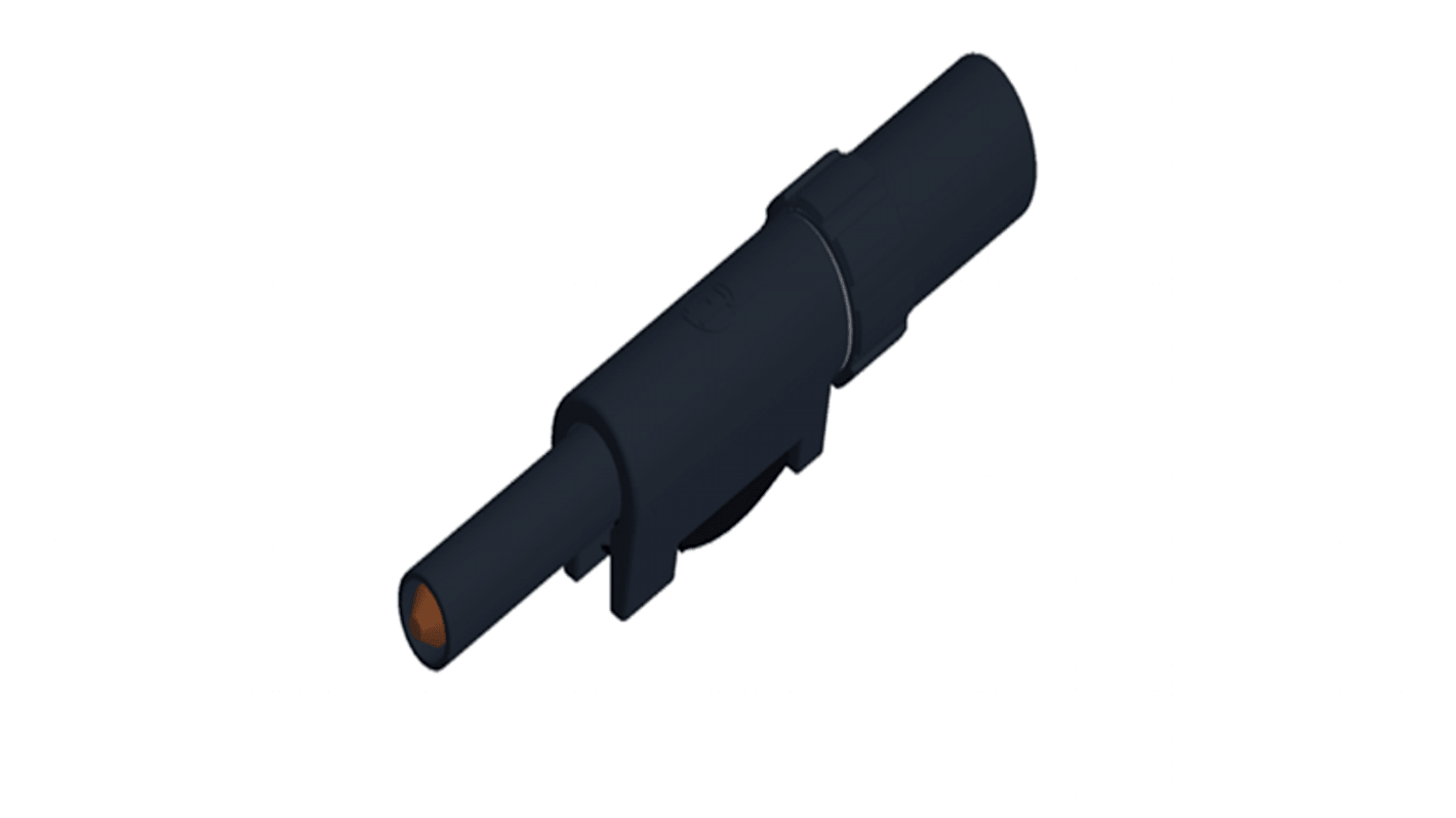 Hirschmann Test & Measurement Yellow Male Banana Connector, 4 mm Connector, Solder Termination, 16A, 60V dc, Nickel