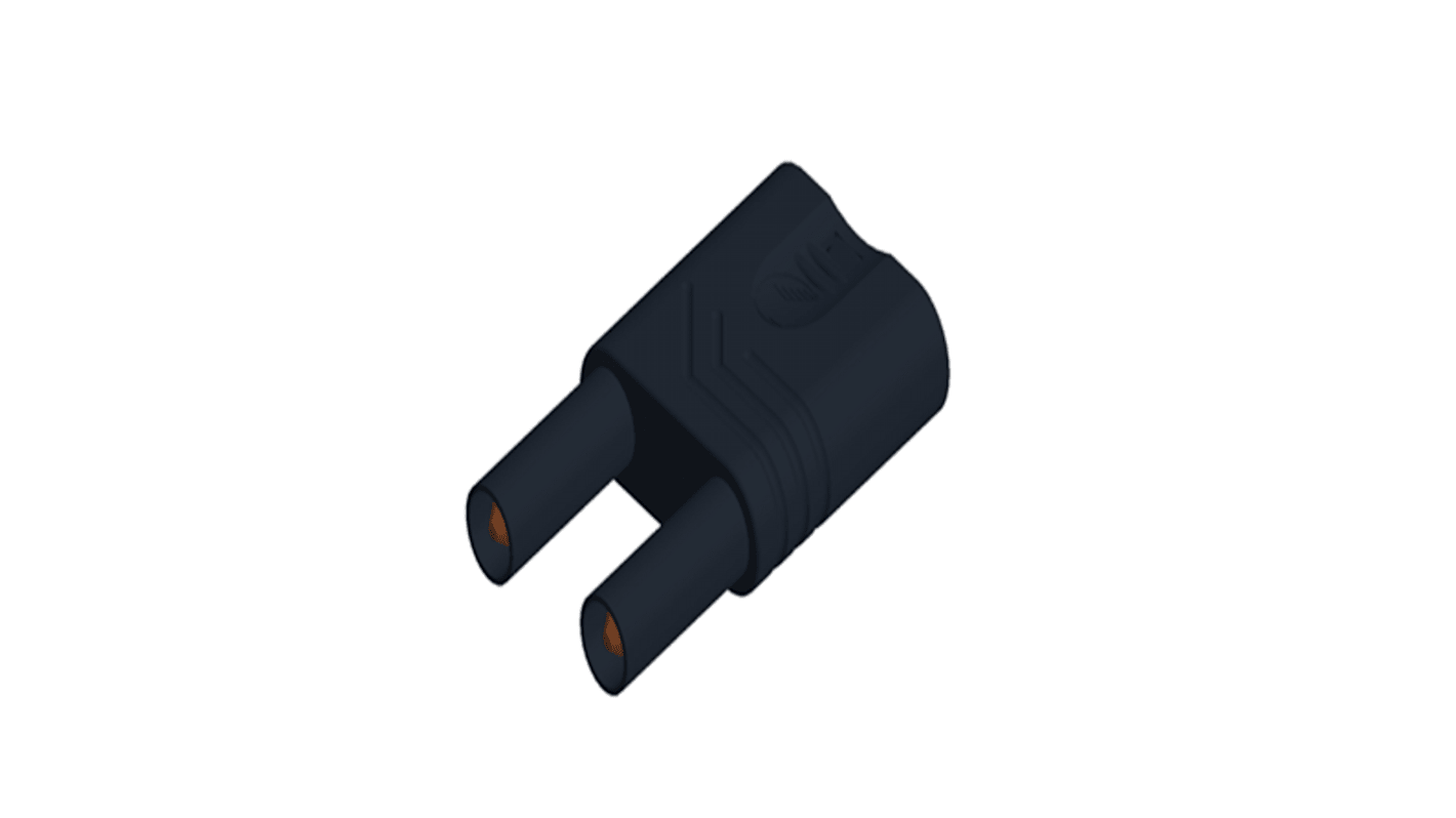 Conector banana Macho, 32A, 1kV, Contacto Níquel, Gris