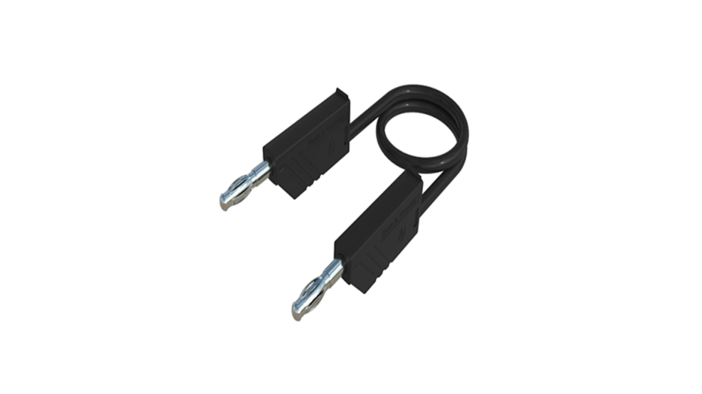 Hirschmann Test & Measurement Mérőszondák 32A, 60V dc, A csatl.: Aljzat, Barna, 50cm