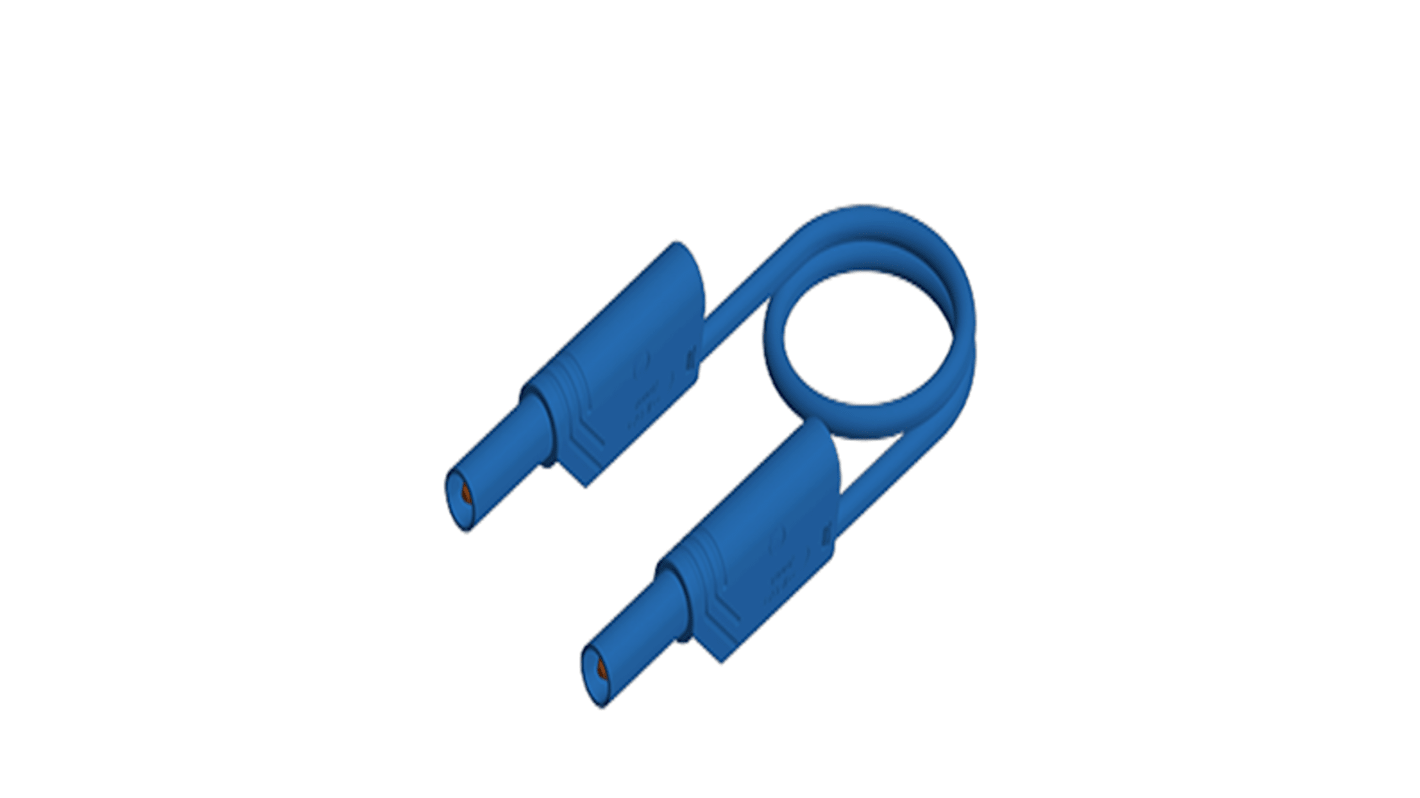 Hirschmann Test & Measurement Test Probes, 32A, 1kV, Blue, 150cm Lead Length