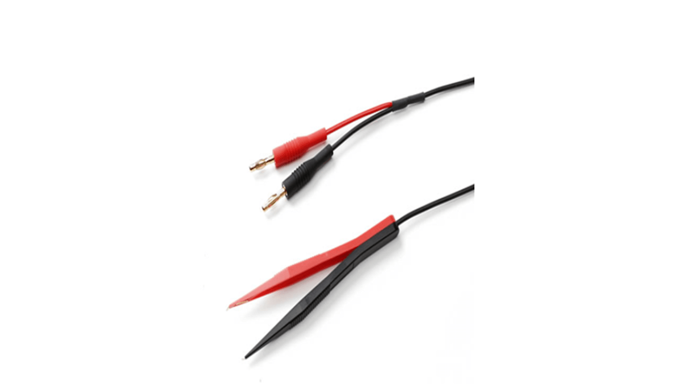 Hirschmann Test & Measurement Test Probes, 60V dc, Black, Red, 128.5mm Lead Length