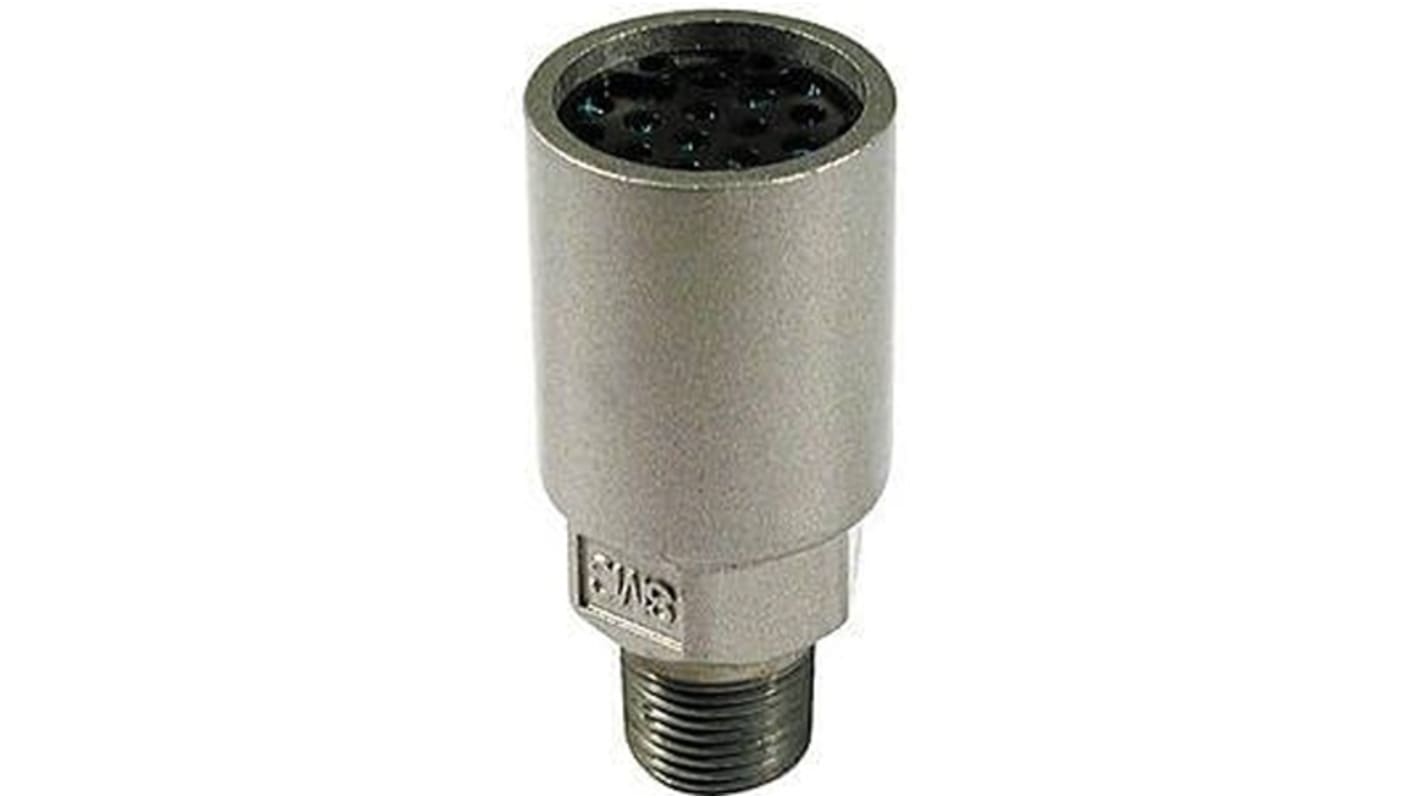 SMC 25 Zinc Alloy 1Mpa Pneumatic Silencer, Threaded, R 3/8