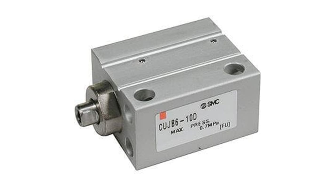 SMC CUJ Series 7 bar Double Action Rotary Actuator, 6mm Bore