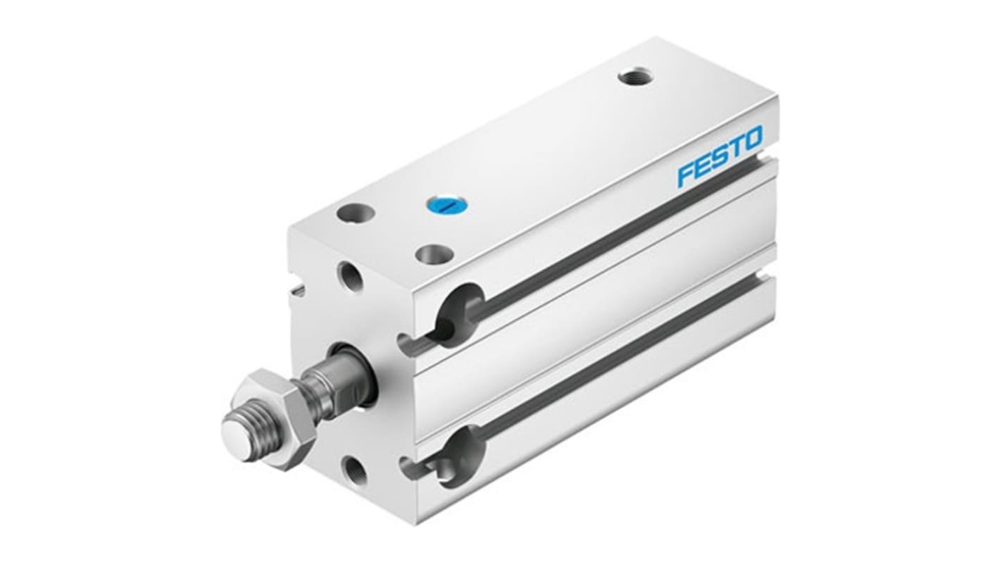 Festo Pneumatic Compact Cylinder - 4832117, 10mm Bore, 10mm Stroke, DPDM Series, Single Acting