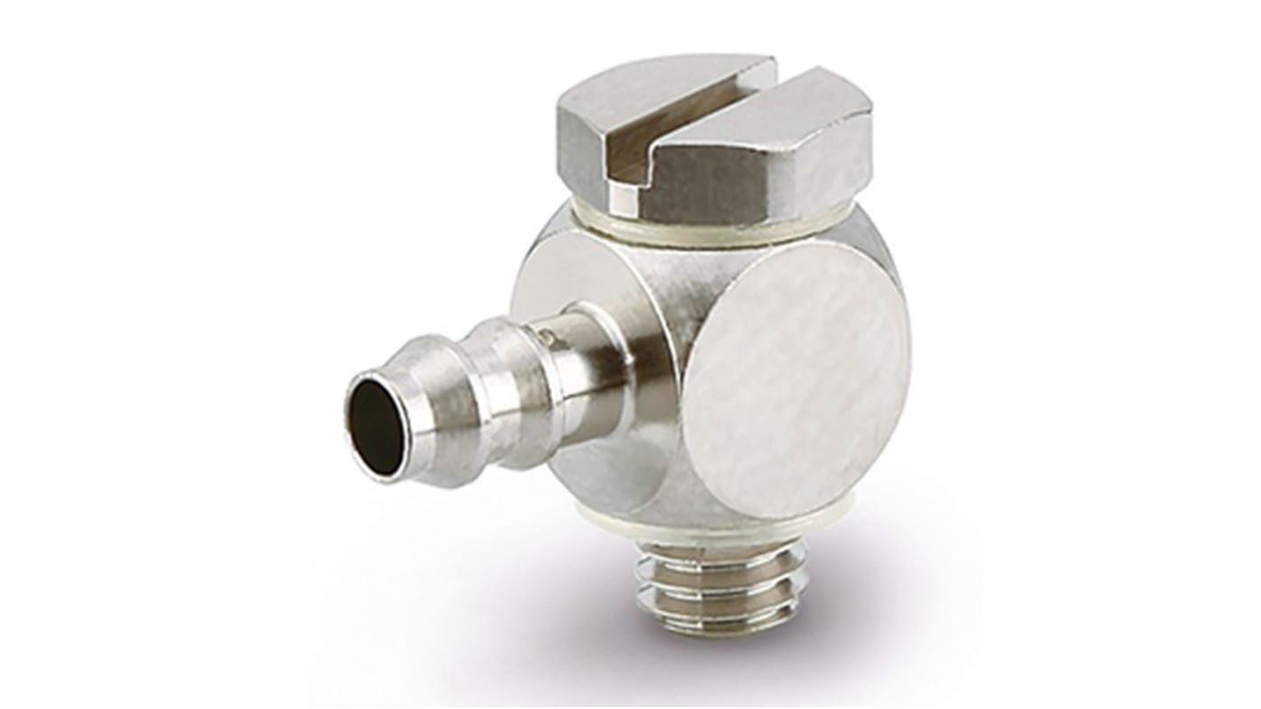 SMC M Series Barb Fitting, M3, Threaded-to-Tube Connection Style