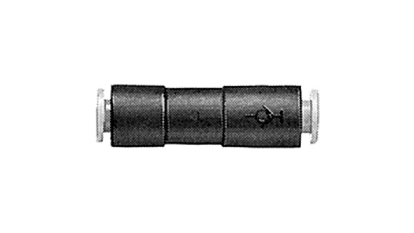 SMC KC Series Straight Fitting, Push In 4 mm to Push In 4 mm, Tube-to-Tube Connection Style