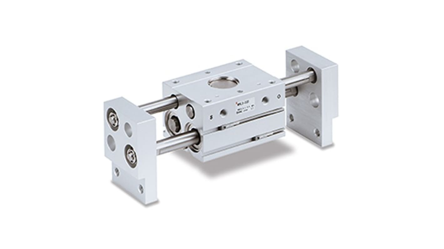 SMC MHL2 Pneumatikgreifer, Zweifach-Ausführung, 2 Greifarme, Parallel, 6 bar max.