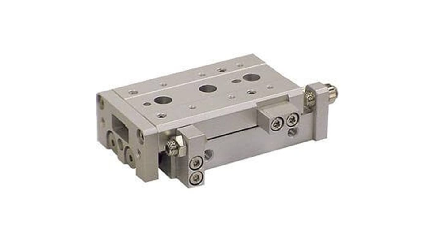 SMC Pneumatic Guided Cylinder - 16mm Bore, 40mm Stroke, MXS Series, Double Acting