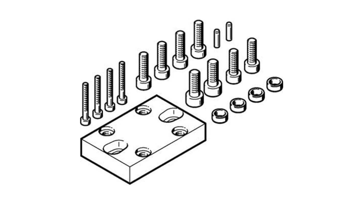 Festo Adapter HAPG-55, For Use With Pneumatic Grippers