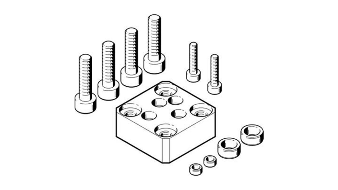 Adaptador Festo HAPG-60-S1, For Use With Cilindro neumático y actuador