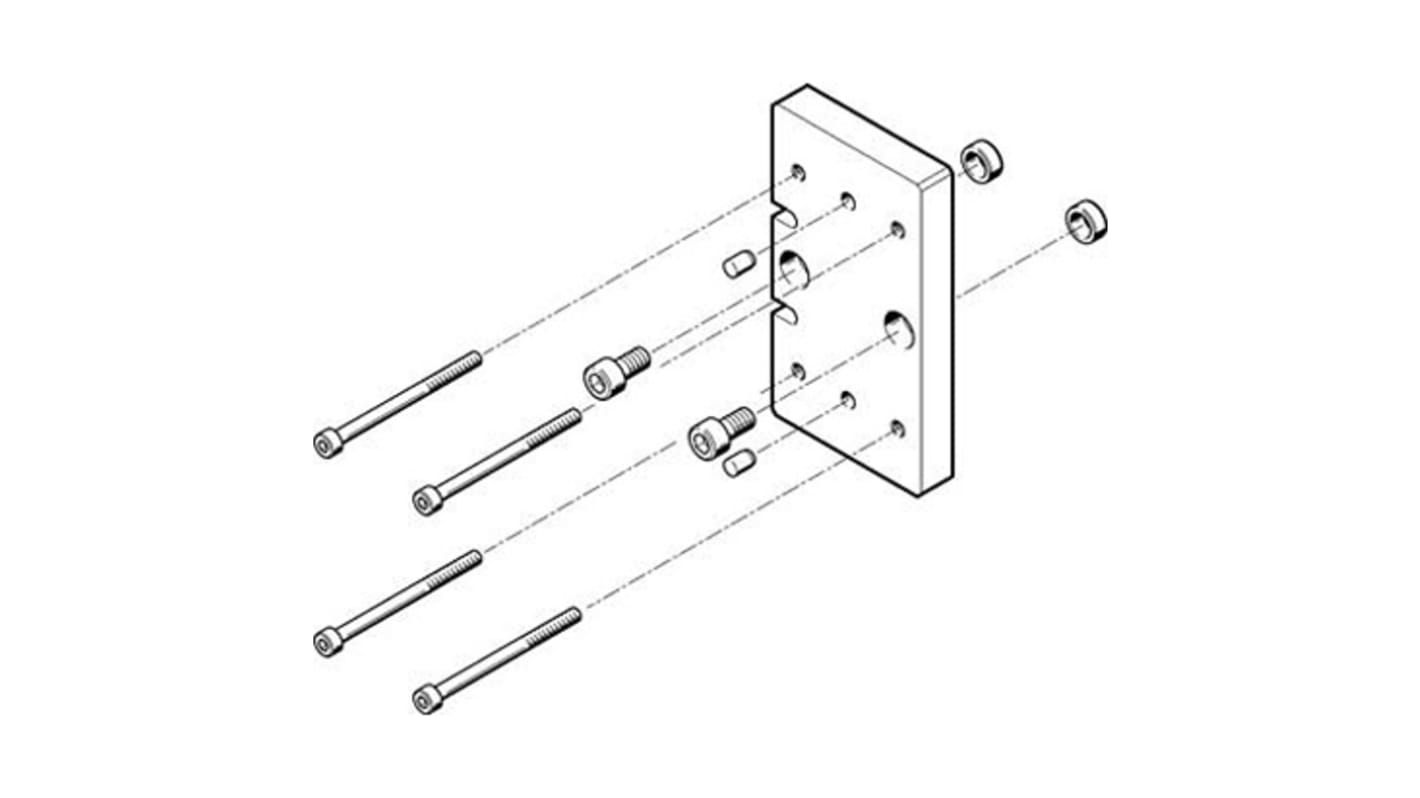 Festo Adapter HAPG-85, For Use With Pneumatic Grippers