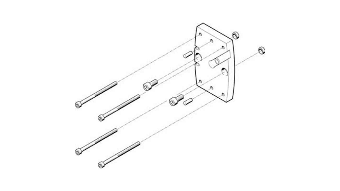 Adaptador Festo HAPG-SD2-28, For Use With Cilindro neumático y actuador